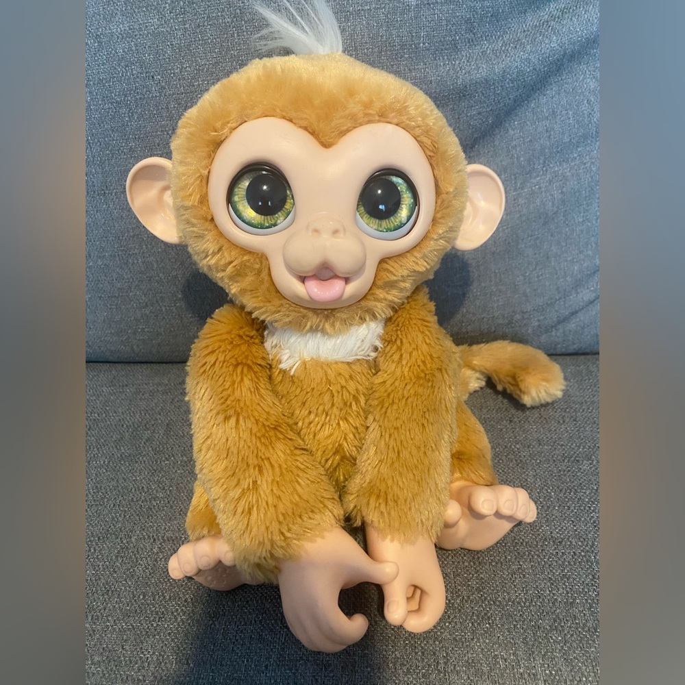 Hasbro Fur Real Check Up Zandi Monkey Plush